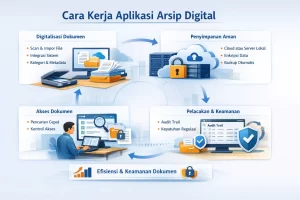 Cara Kerja Aplikasi Arsip Digital