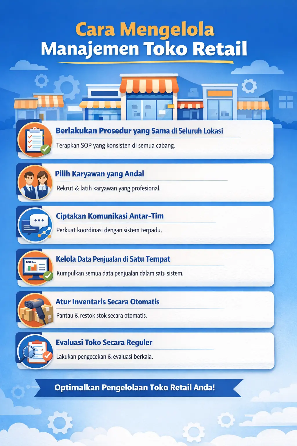 cara mengelola toko retail