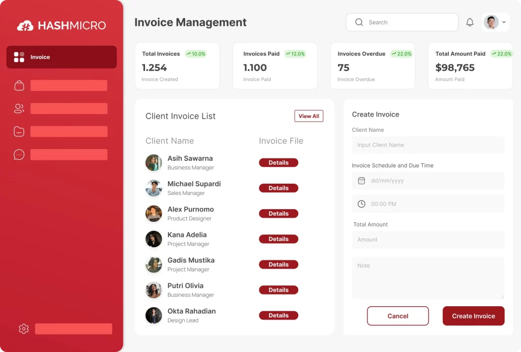 Aplikasi Nota Online HashMicro