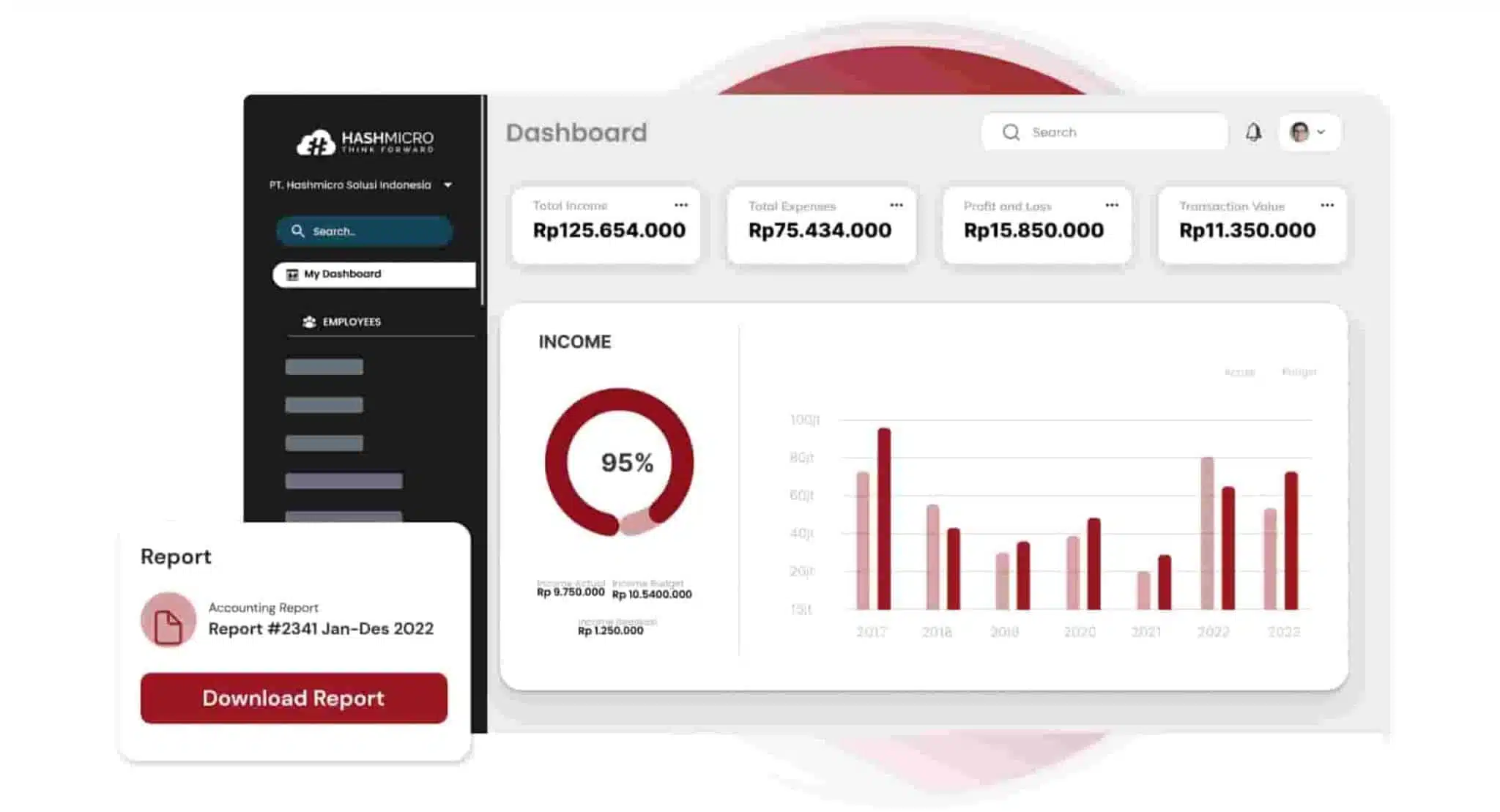 Software akuntansi real estate HashMicro