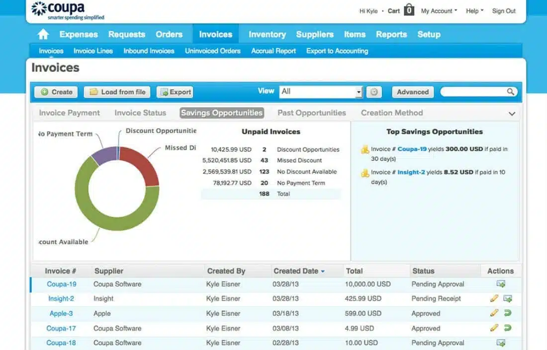 Aplikasi Procurement Coupa