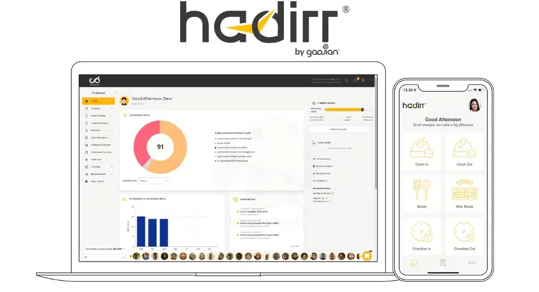 software absensi karyawan Hadirr