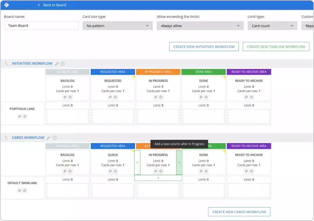 Software kanban Kanbanize 