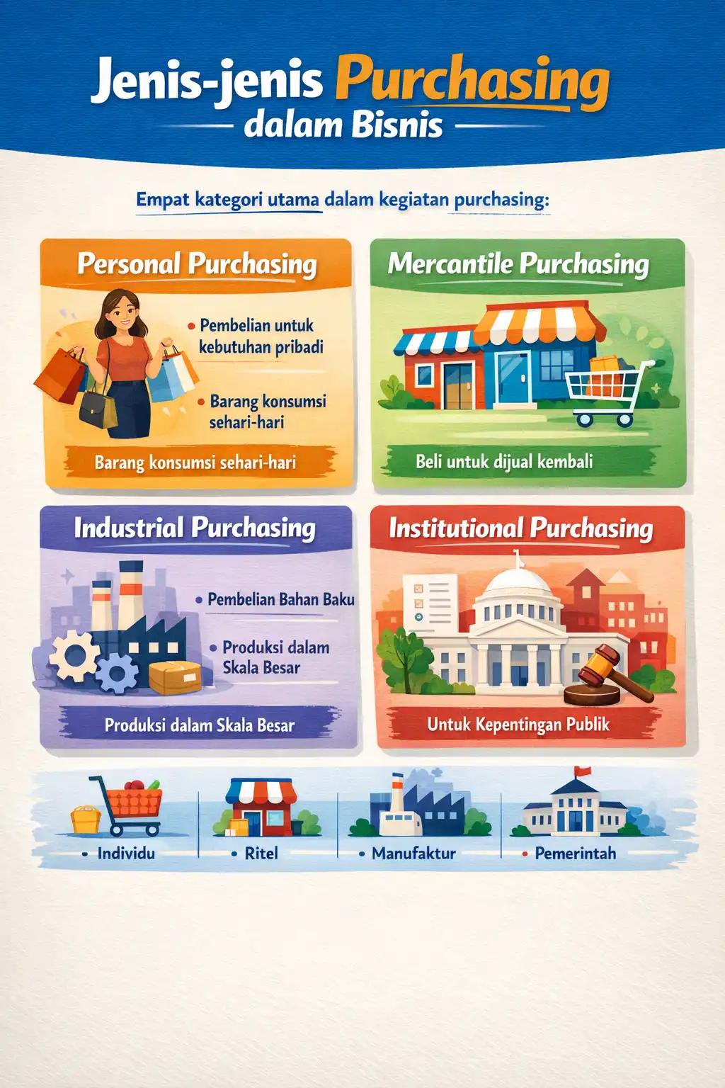 Jenis-jenis Purchasing dalam Bisnis