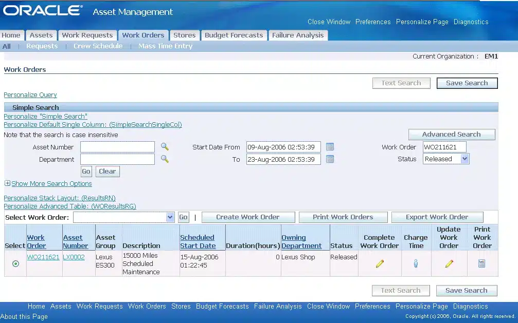 oracle-eam-dashboard