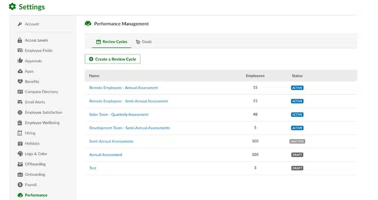 Aplikasi Penilaian Kinerja Bamboo