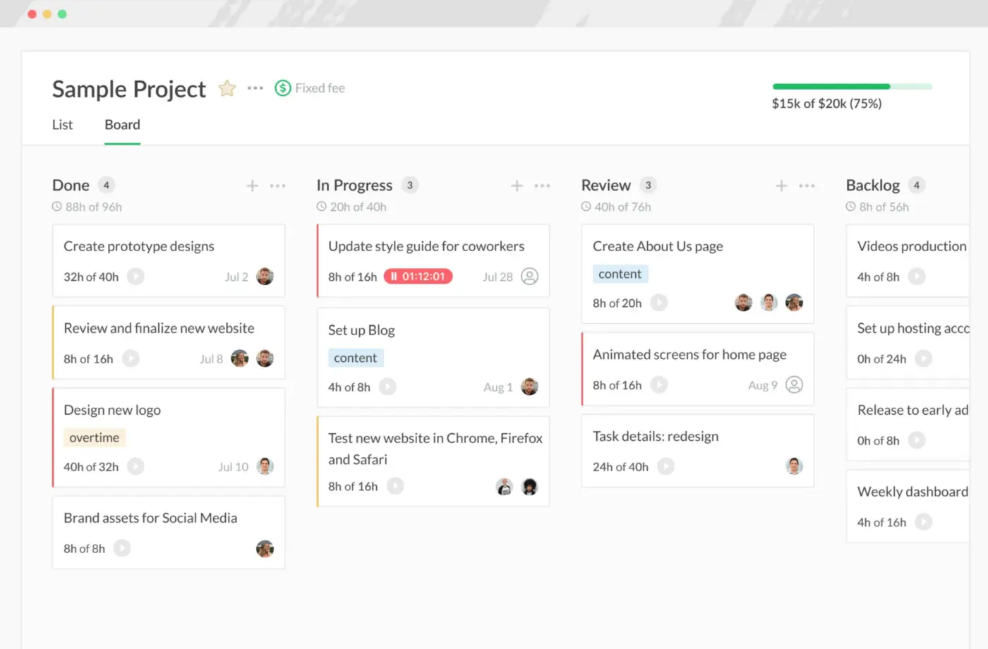 Aplikasi Timesheet Everhour