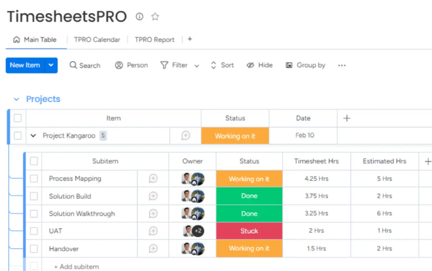 Aplikasi timesheets pro
