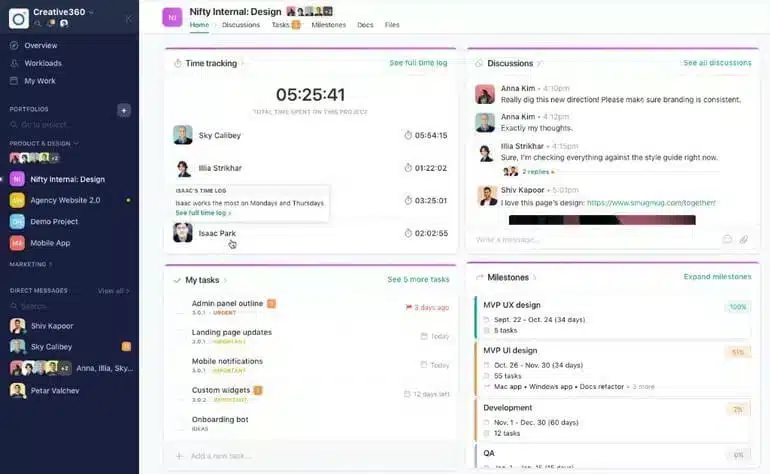 Nifty task management software