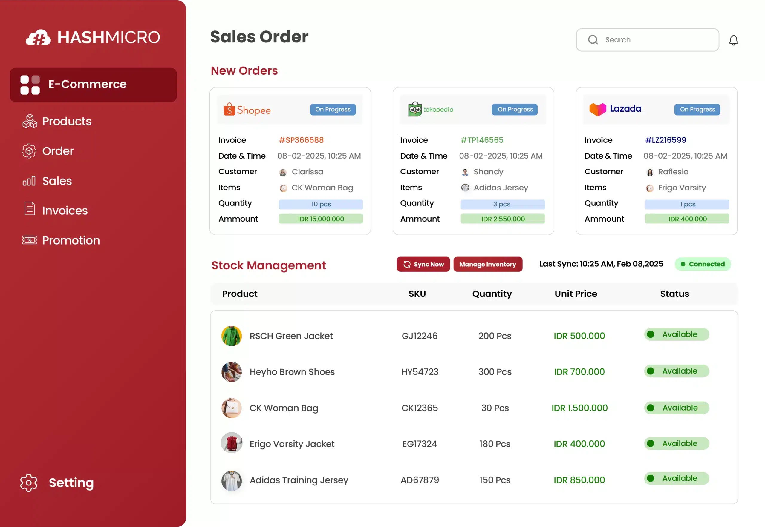 CRM Sales Order 