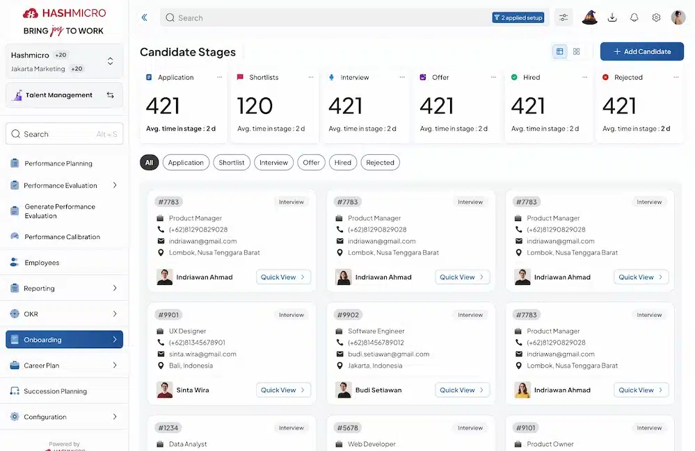 Recruitment Management