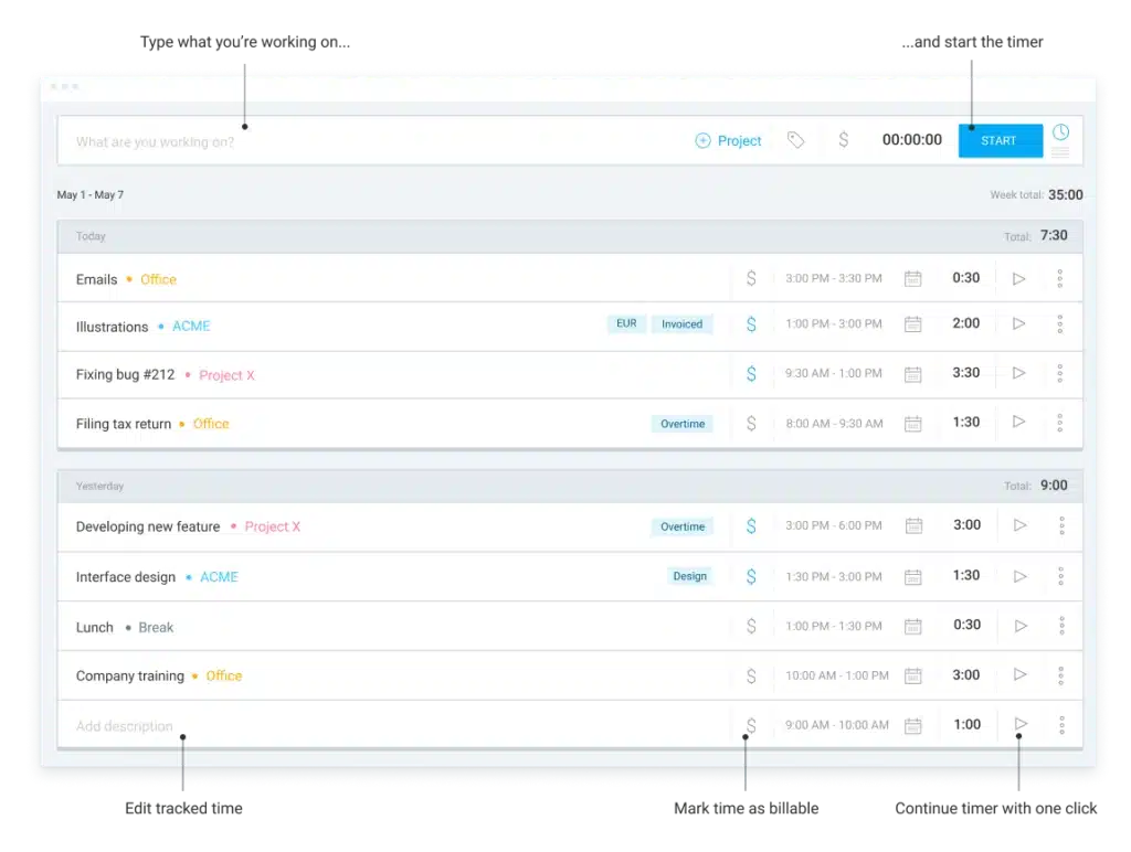 aplikasi lembur clockify