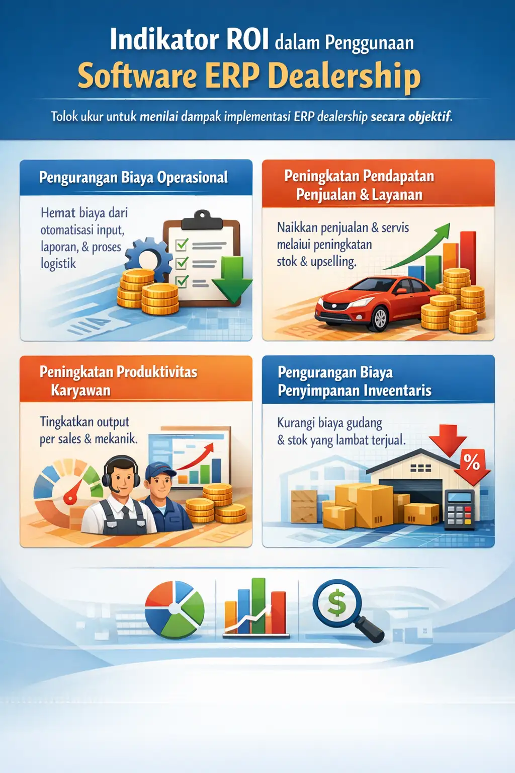 Indikator ROI dalam Penggunaan Software ERP Dealership