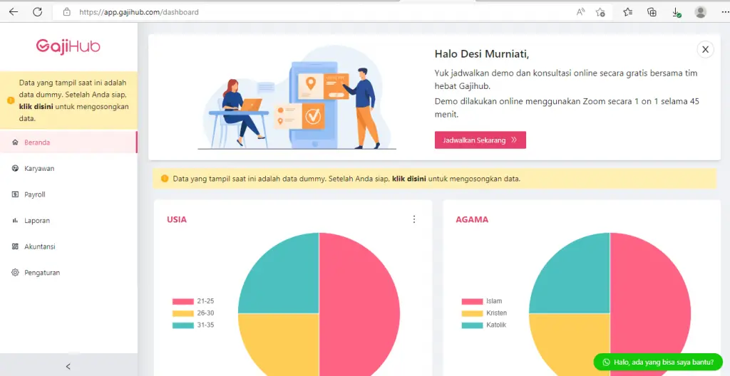 absensi retail gajihub