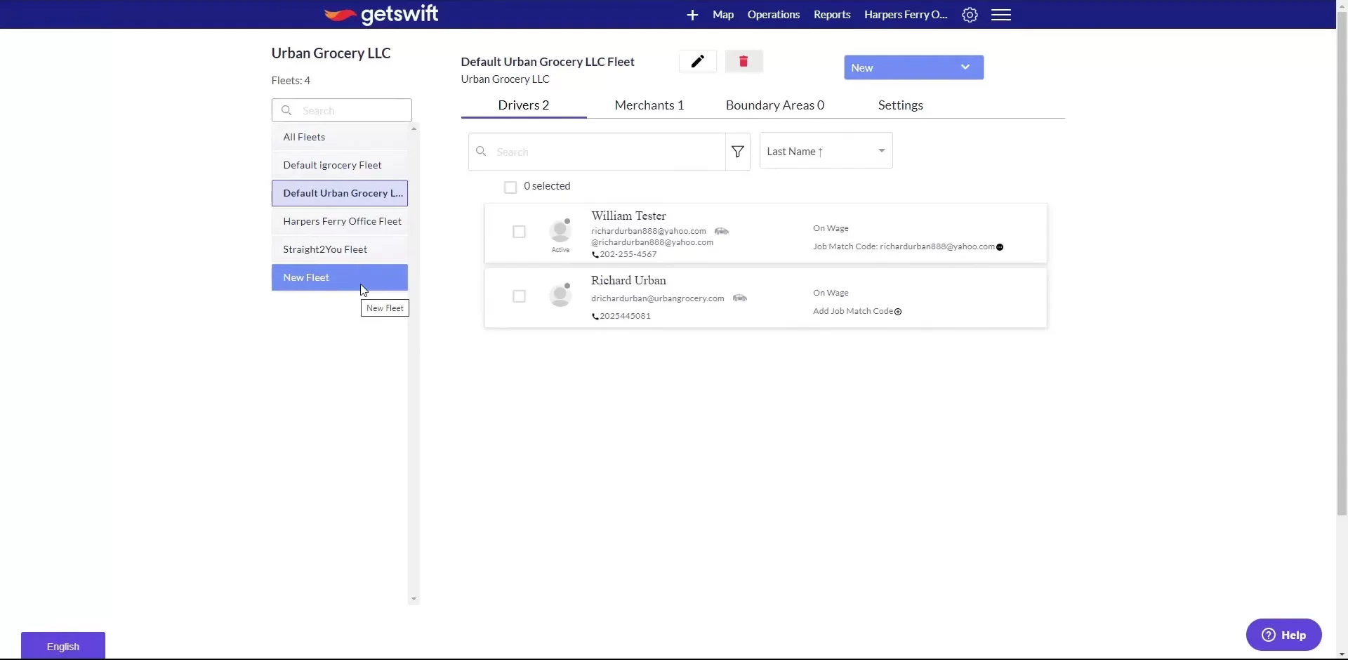 getswift dashboard