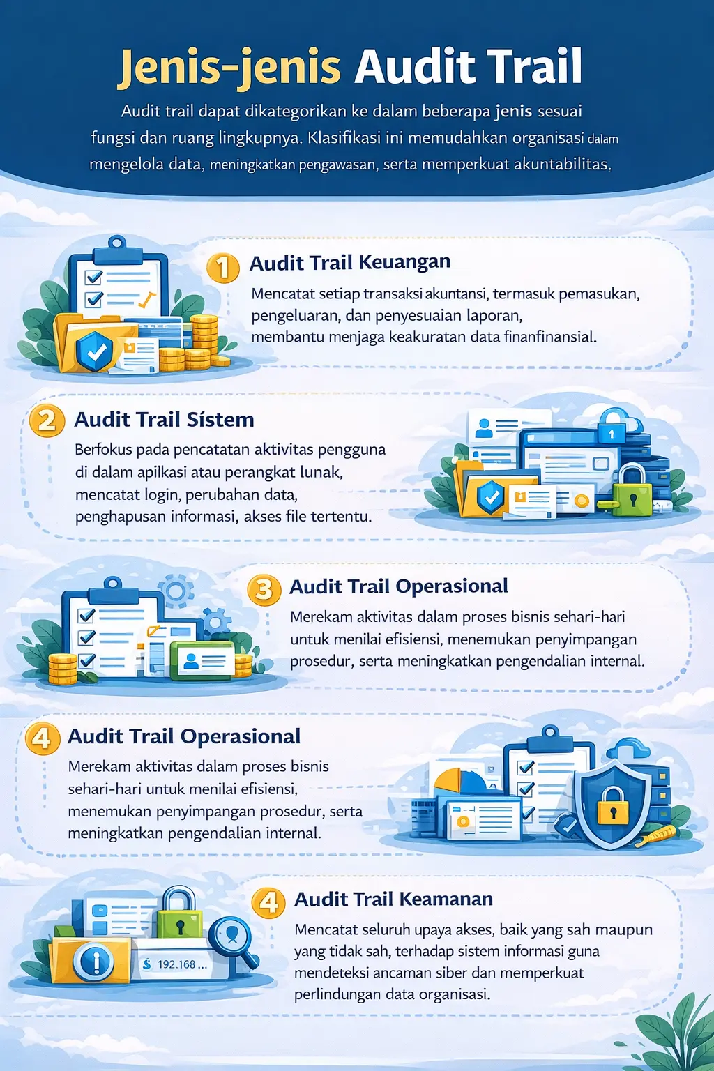 jenis jenis audit trail