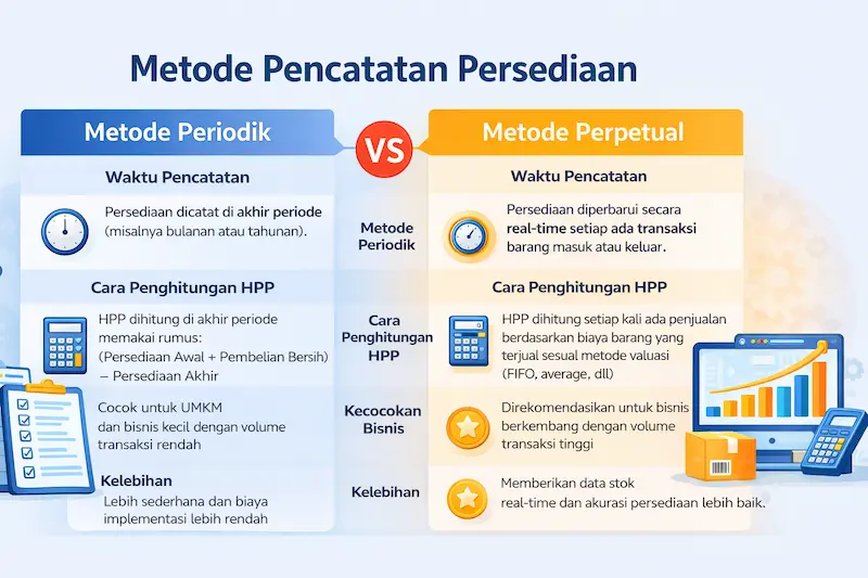 metode pencatatan persediaan barang