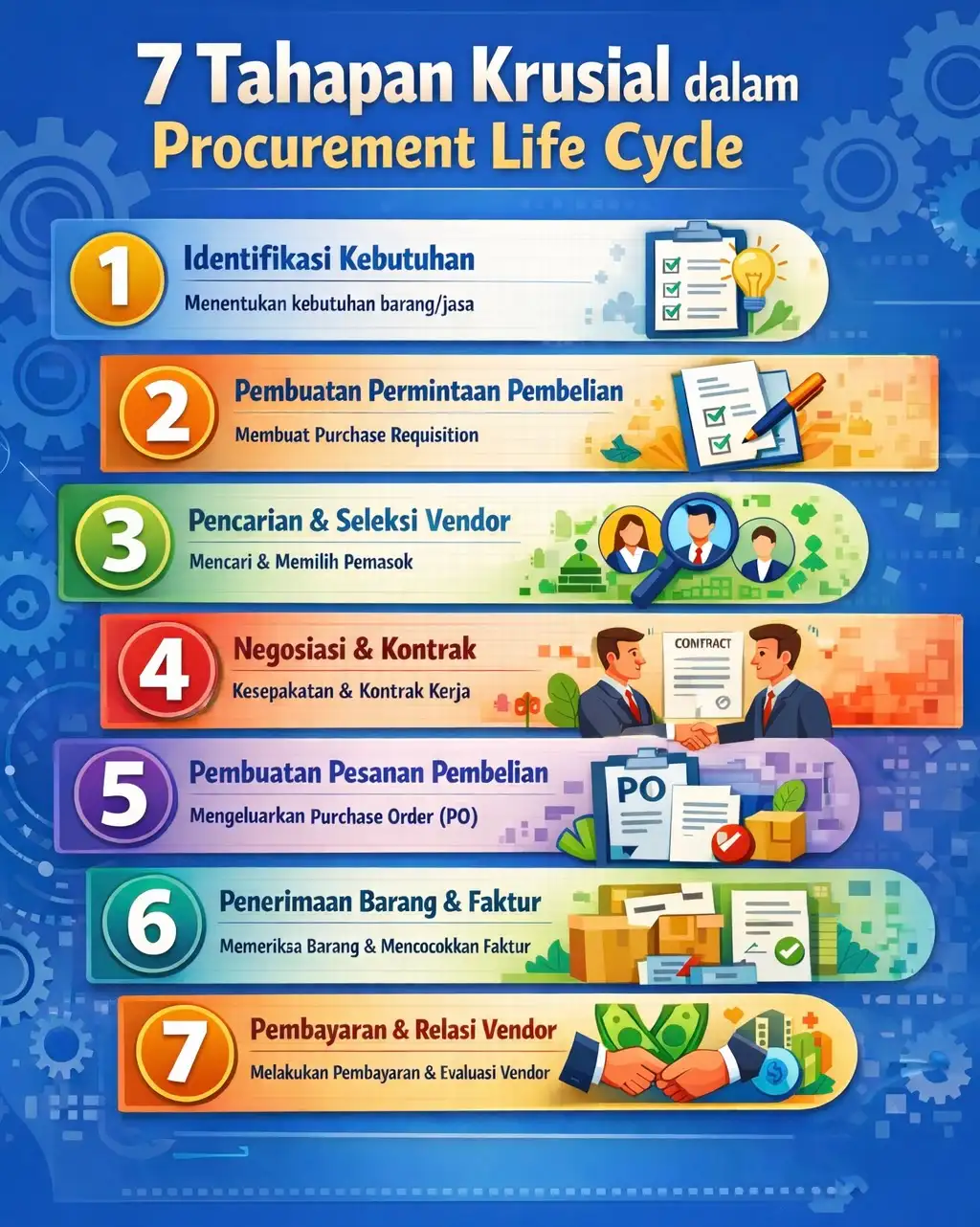 7 Tahapan Krusial dalam Procurement Life Cycle