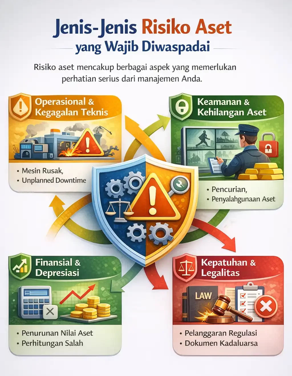Jenis-Jenis Risiko Aset yang Wajib Diwaspadai
