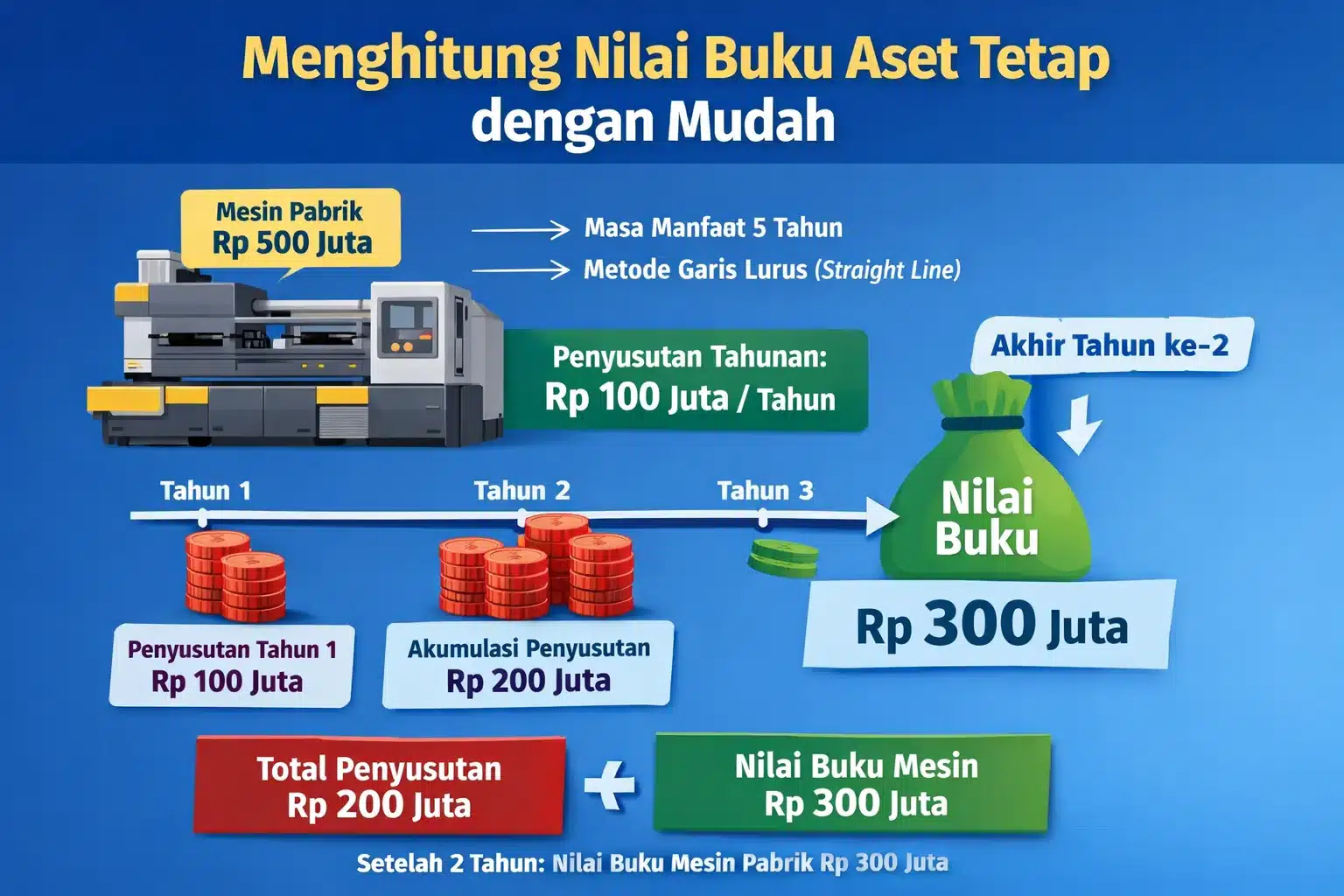 Menghitung Nilai Buku Aset Tetap dengan Mudah