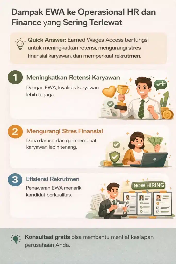 Dampak EWA ke Operasional HR dan Finance yang Sering Terlewat