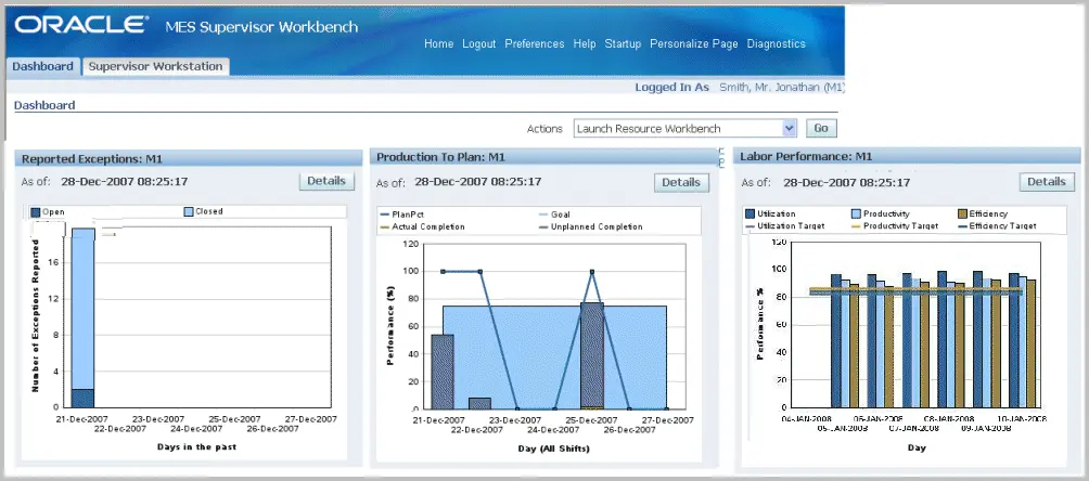 oraclemes-production-tracking-software