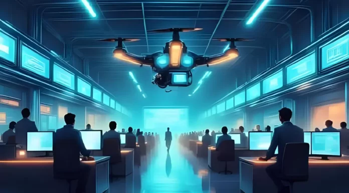 software crm sales pabrik drone