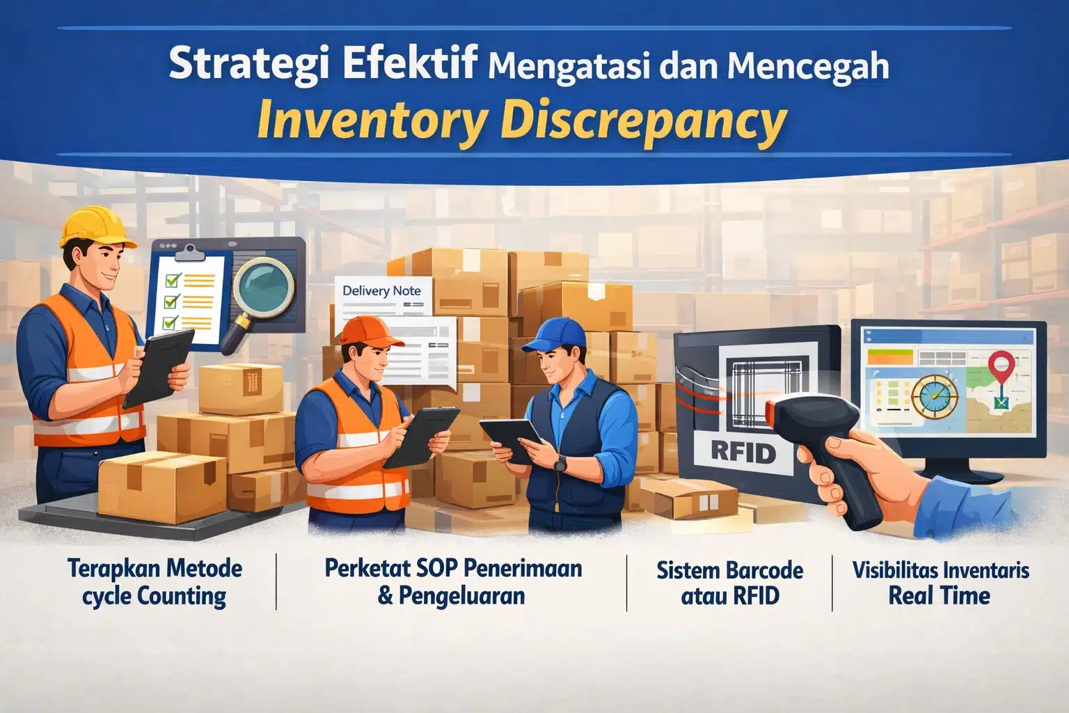 strategi inventory discrepancy