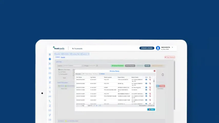 trustmedis dashboard