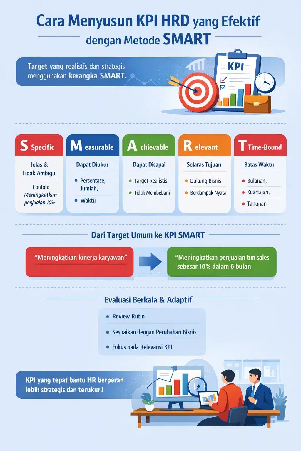 Cara Menyusun KPI HRD yang Efektif dengan Metode SMART