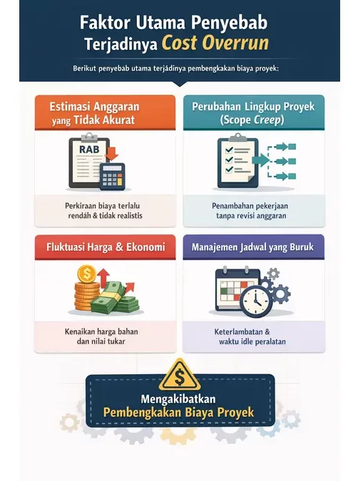 Faktor Utama Penyebab Terjadinya Cost Overrun
