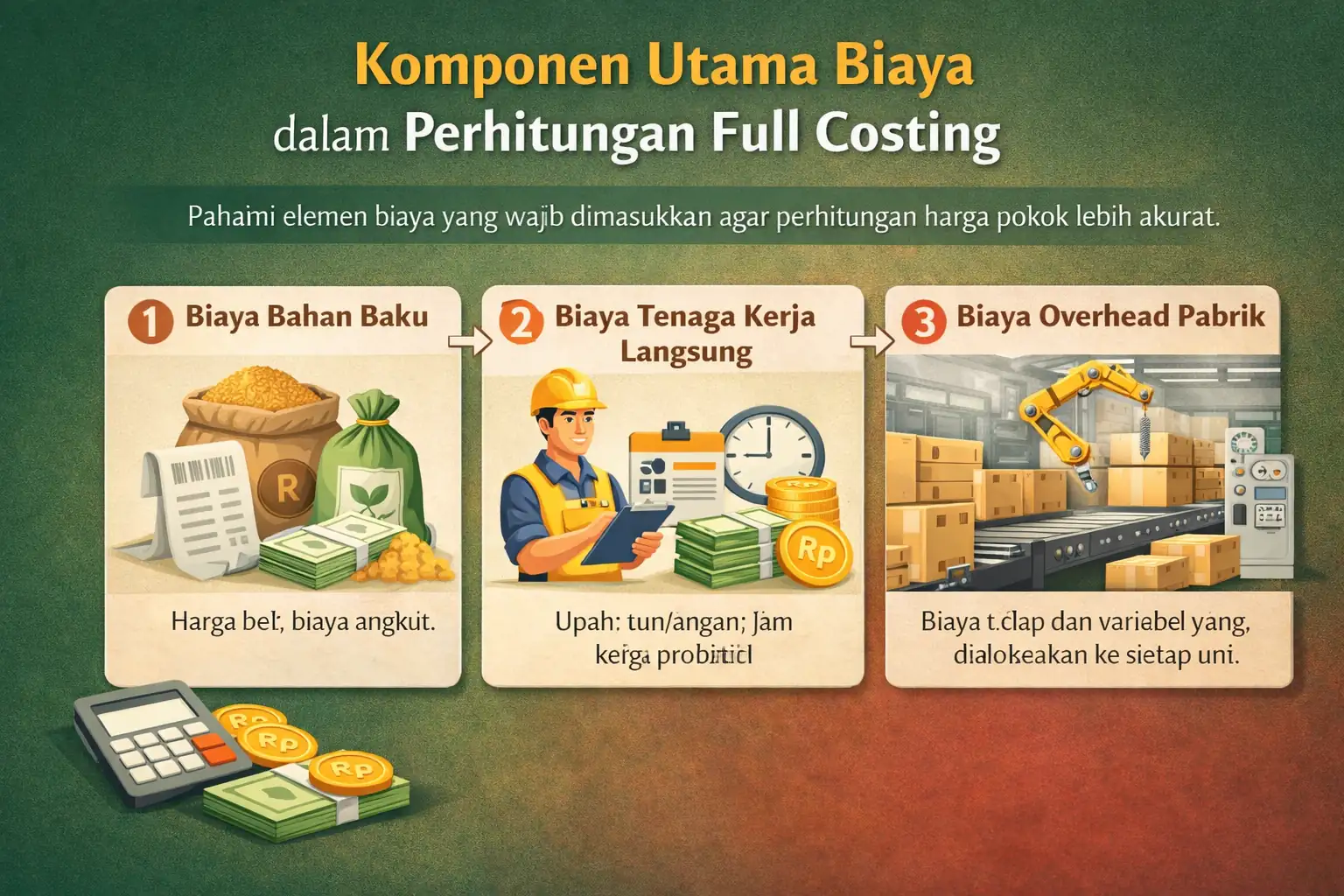 Komponen Utama dalam Perhitungan Full Costing