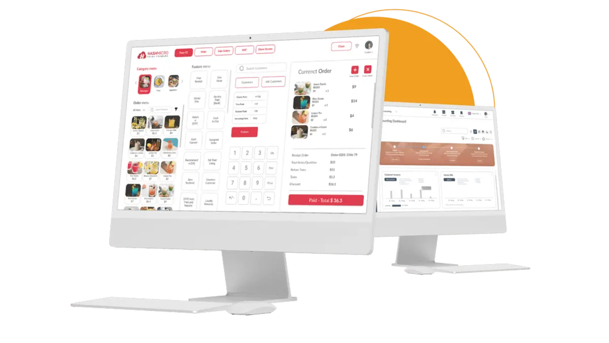 dashboard restaurant hashmicro