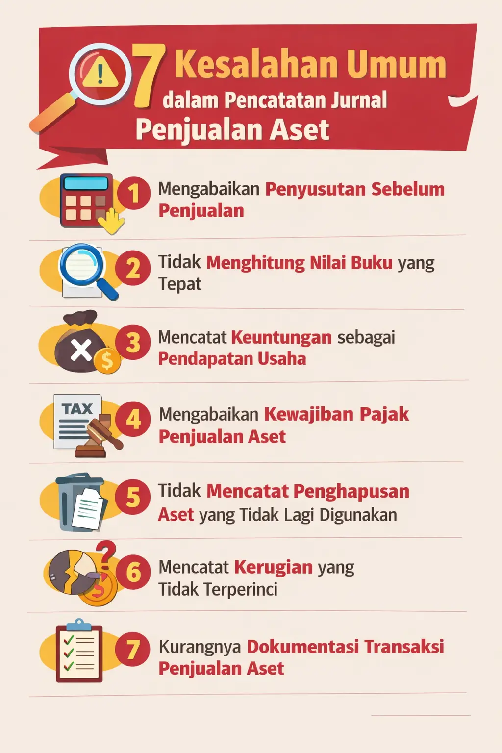 jurnal penjualan aset