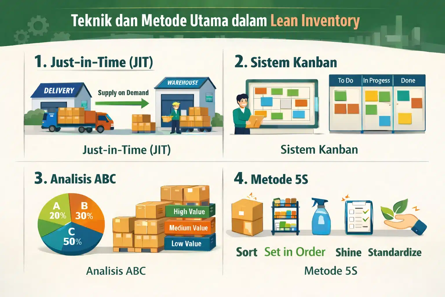 Teknik Lean Inventory Management