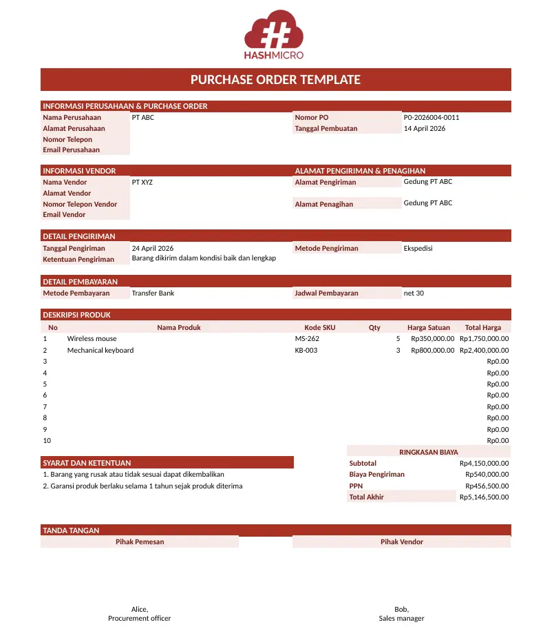 contoh-purchase-order-di-Excel