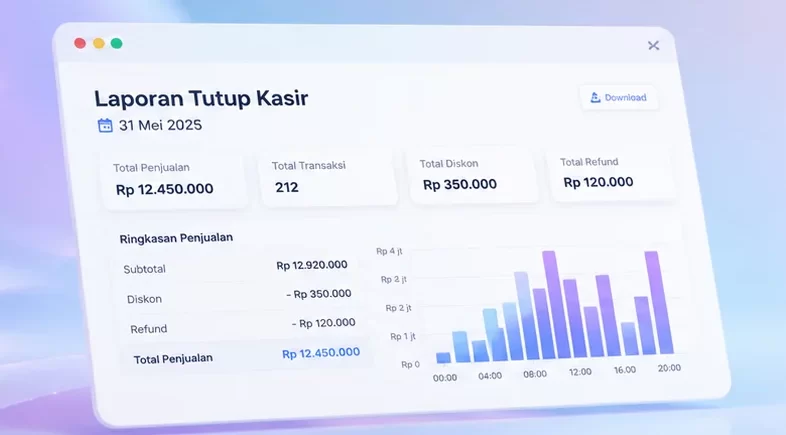laporan tutup kasir