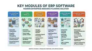 key module of ERP Software