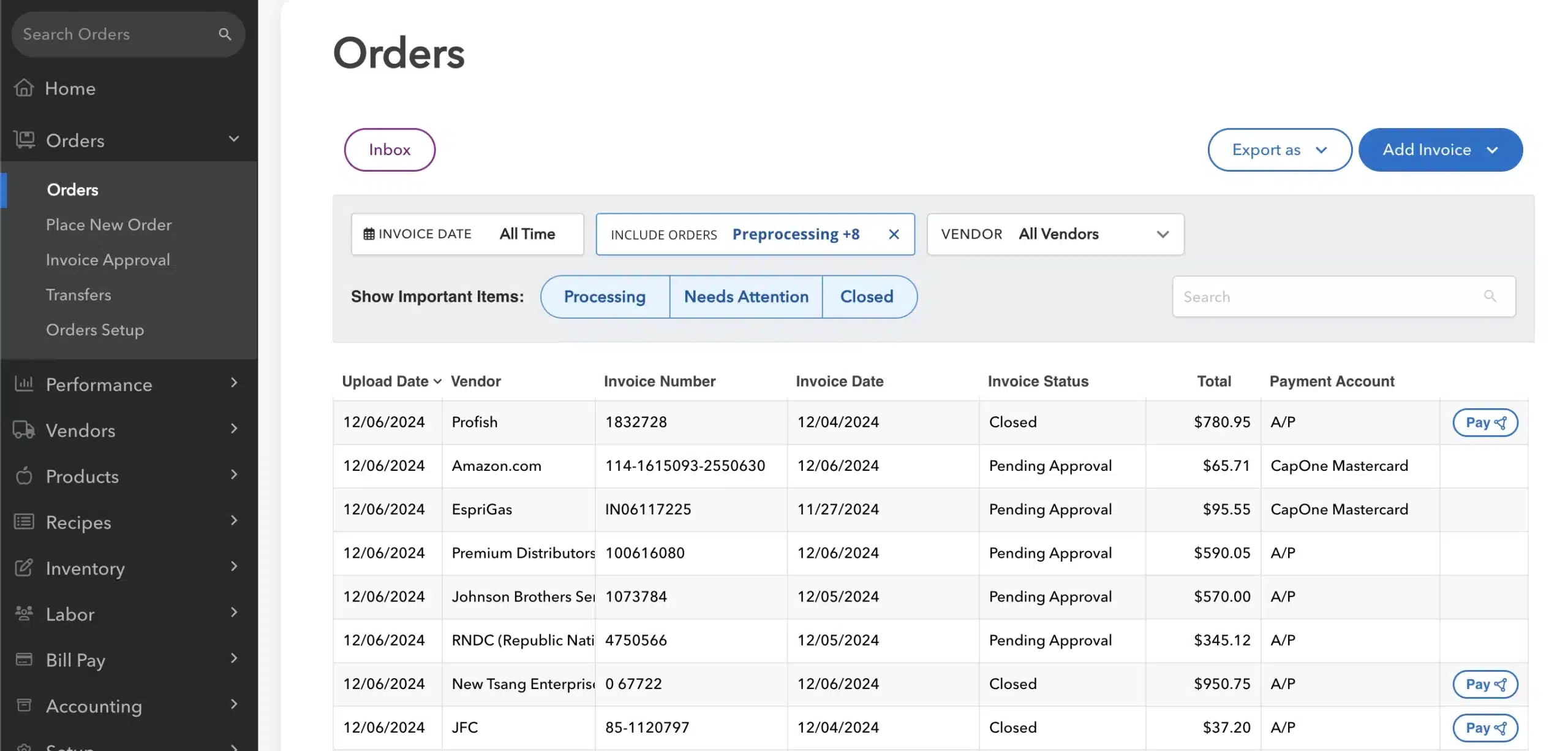 MarginEdge Accounting Software for Restaurant Business