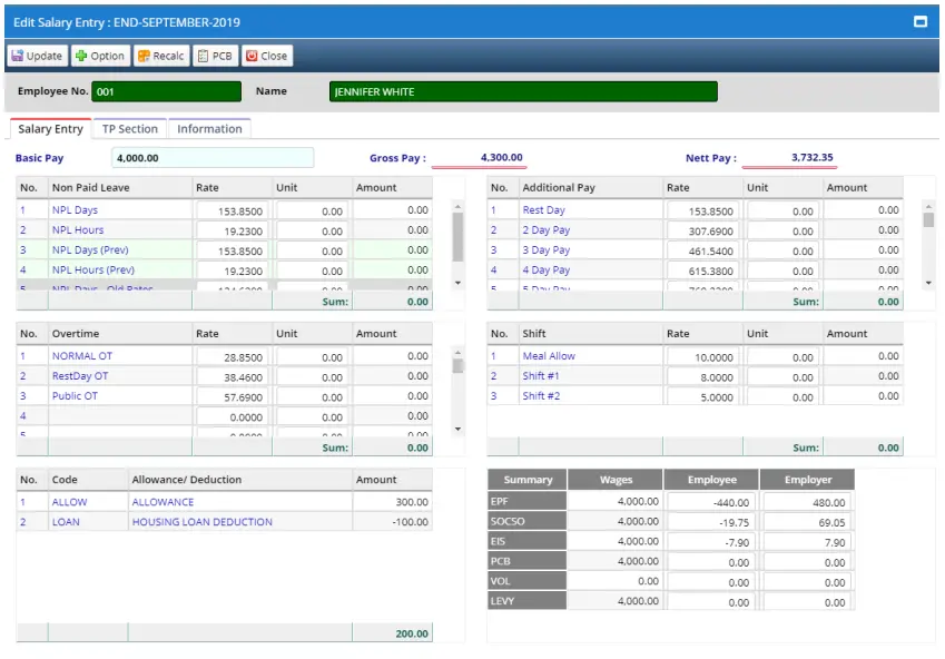 HR2000 i-Payroll HR payroll software