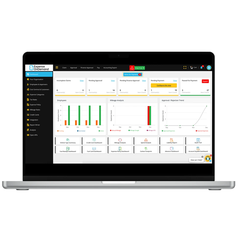 ExpenseOnDemand business expense management software