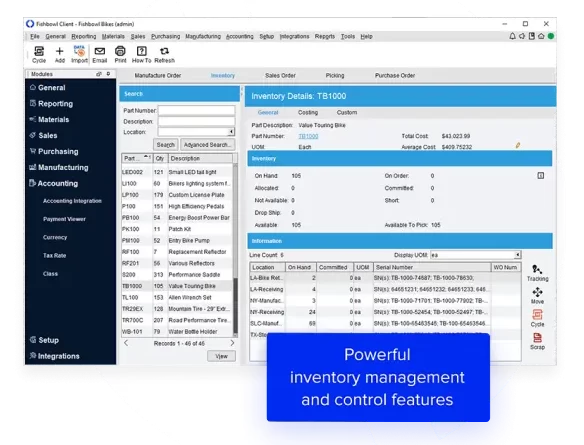 Fishbowl Distribution Barcode Software