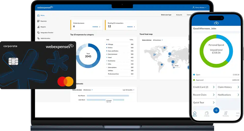 Webexpenses expense management software