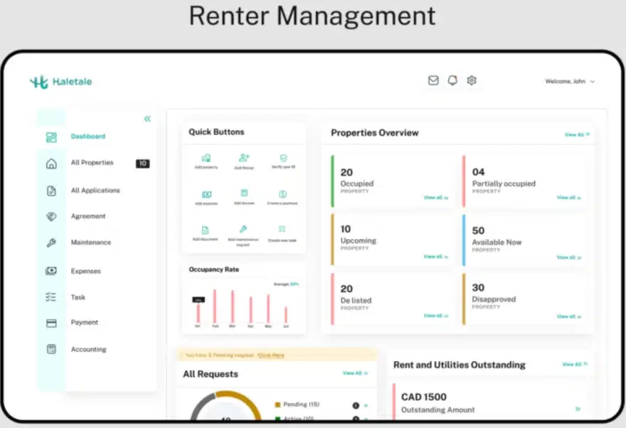 haletale property management software