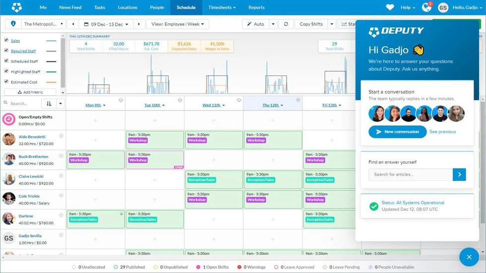 Best Employee Scheduling Software