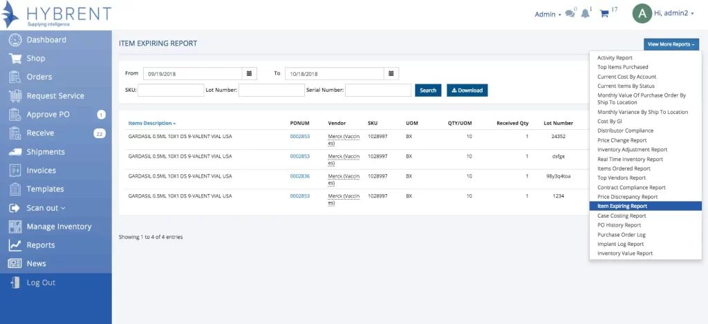 medical inventory software