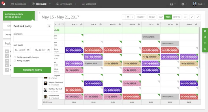 Best Employee Scheduling Software