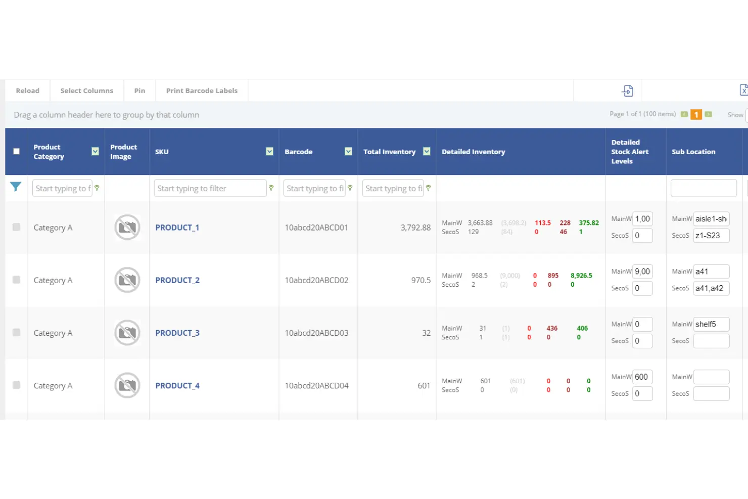 megaventory Barcode Inventory Software