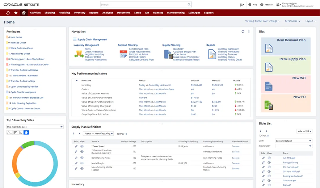 netsuite supply chain ecommerce