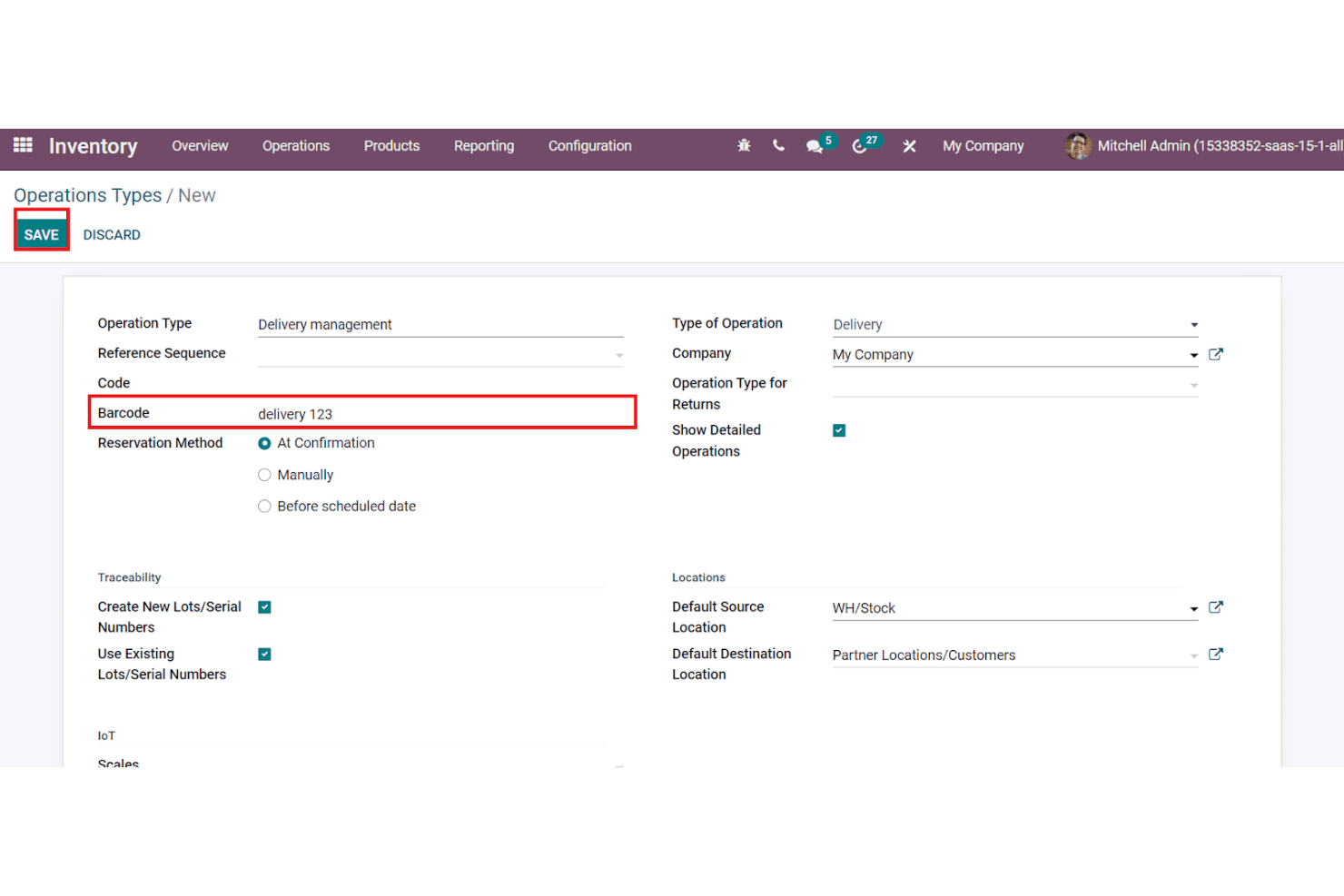 odoo Barcode Inventory Software